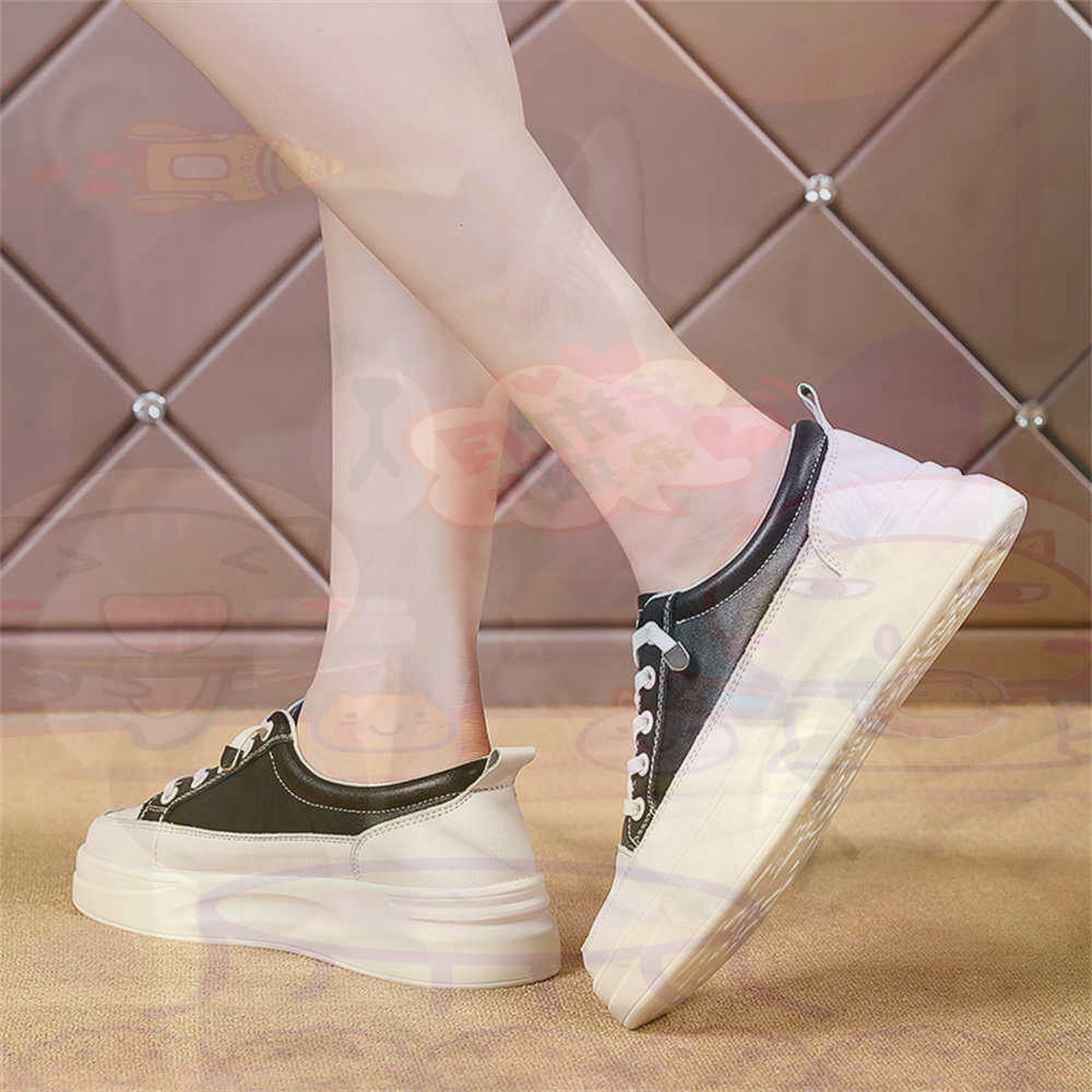 Travel Accessories For Young Women - Lace-up Chunky Loafers Woman Skateboarding Sports