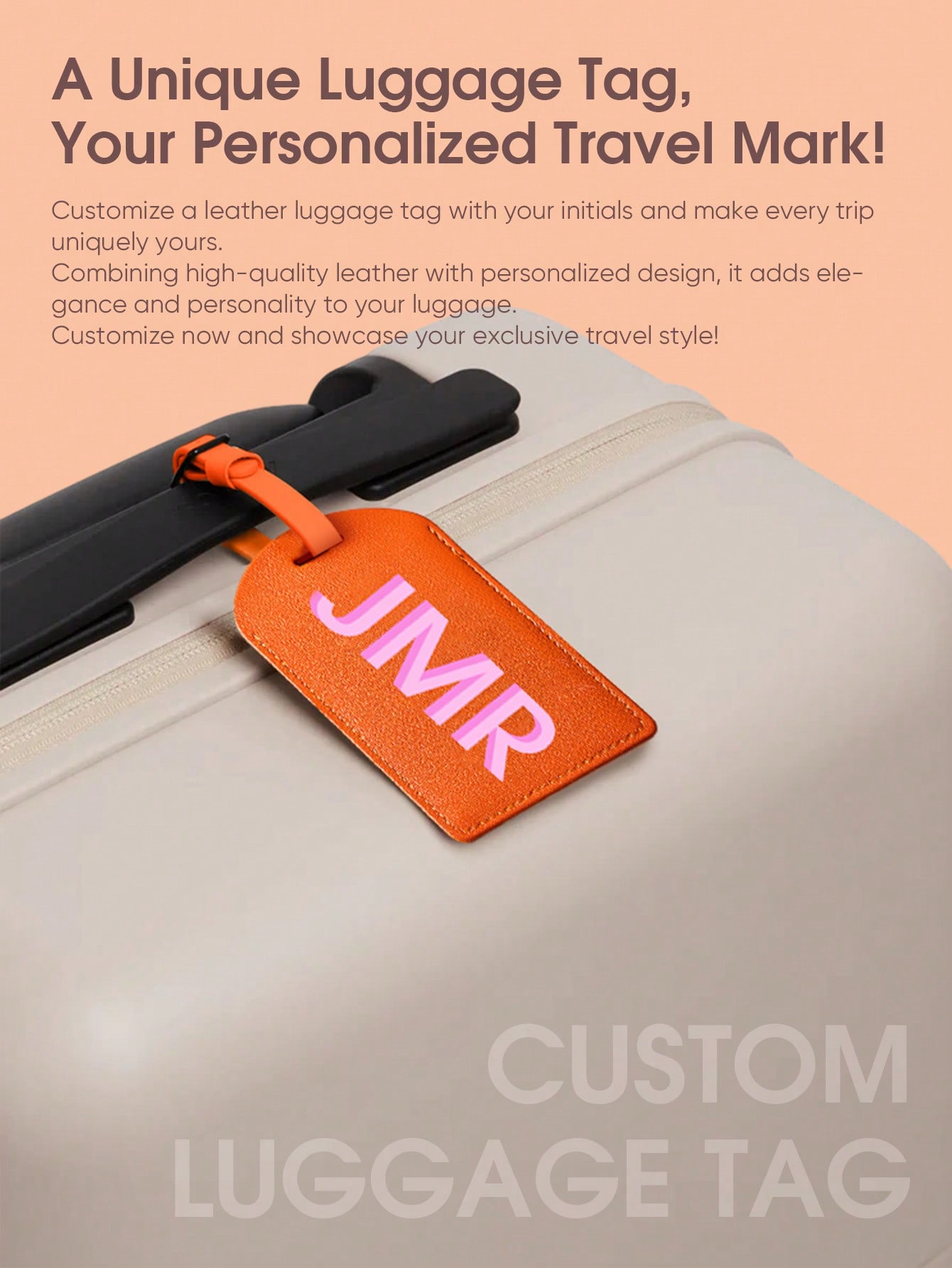 Personalized Initial Luggage T - Travel Accessories Gadget 评论和价格