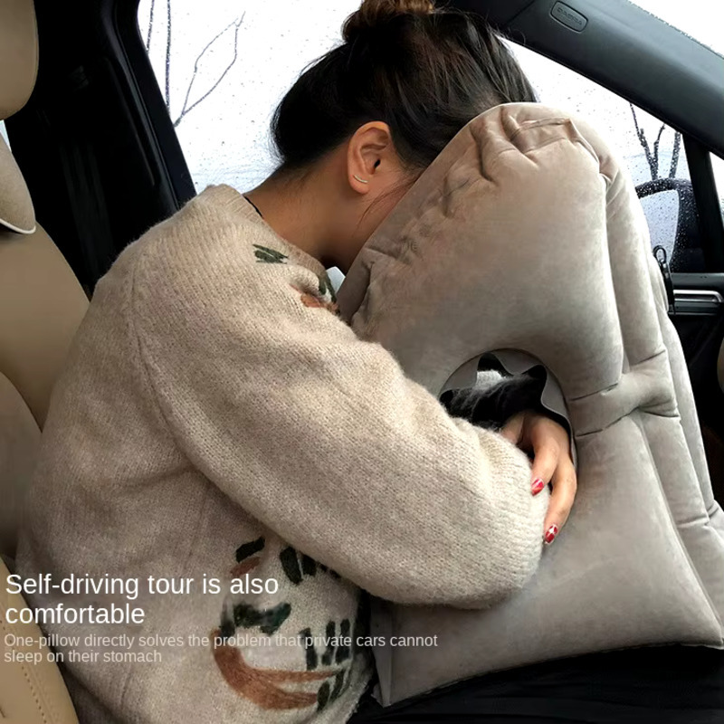 Inflatable Travel Pillow Trave - Travel Accessories For Long Haul Flights 评论和价格