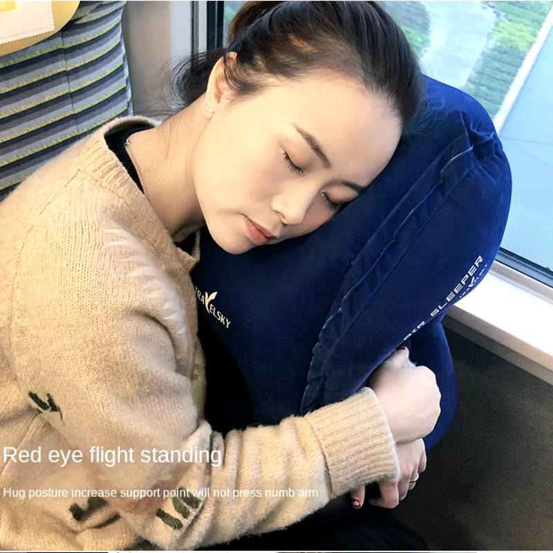 Inflatable Travel Pillow Trave - Travel Accessories For Long Haul Flights 评论和价格