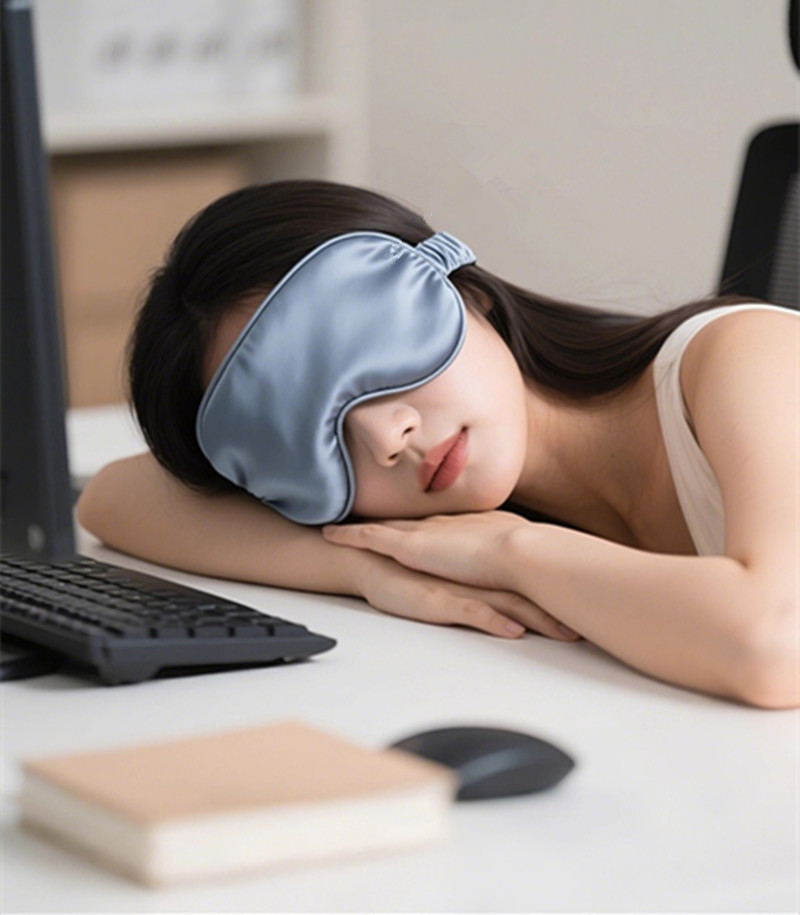 Silk Sleep Eye Mask, Double-Si - Travel Accessories Us 评论和价格