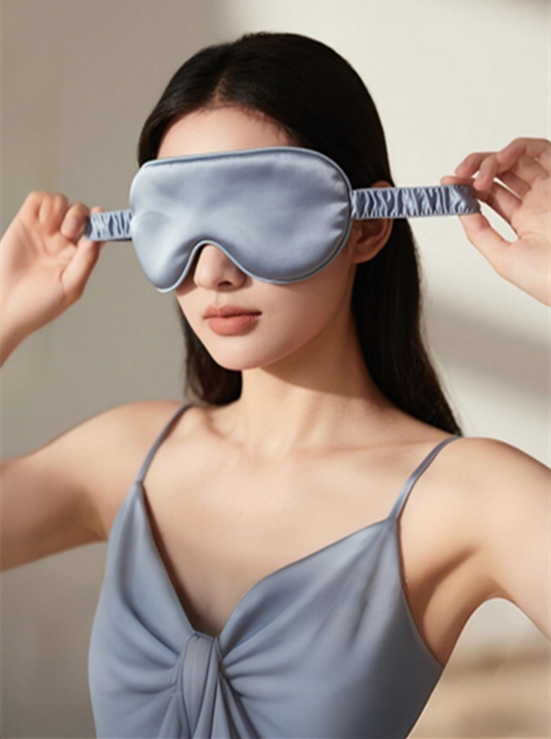 Silk Sleep Eye Mask, Double-Si - Travel Accessories Us 评论和价格