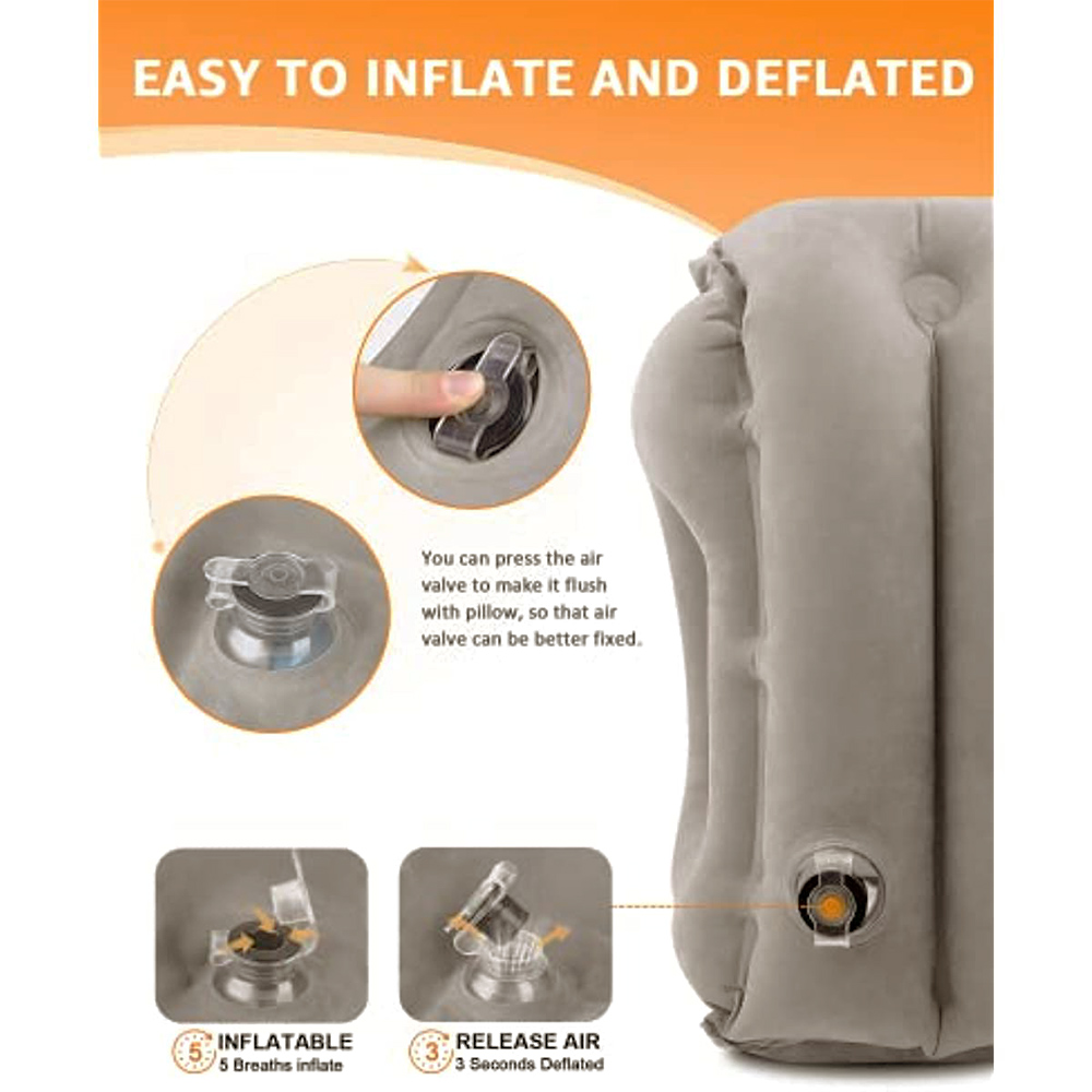 Inflatable Travel Pillow,Trave - Travel Accessories For Long Haul Flights 评论和价格