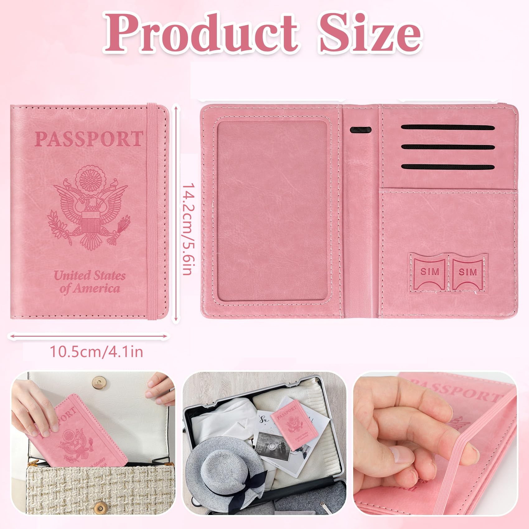 Passport Holder for Travel, Rf - Travel Accessories Rfid 评论和价格