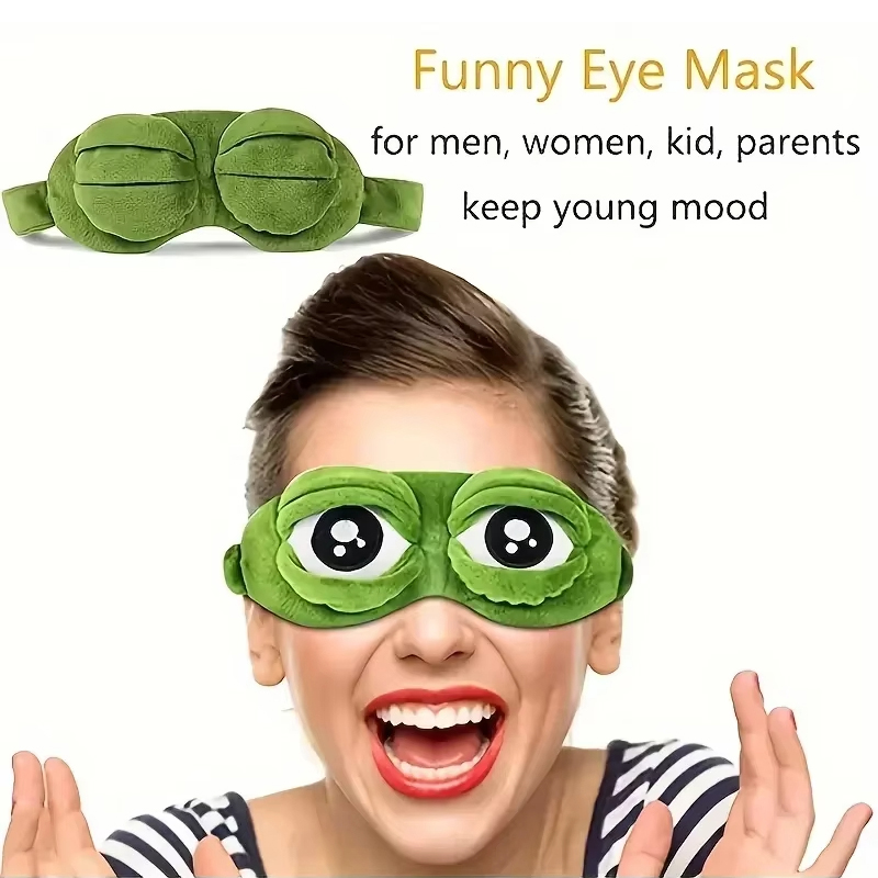 Frog Shaped Eye Mask Party Gam - Travel Accessories Us 评论和价格