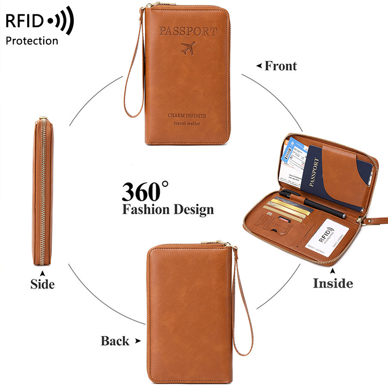 New Leather Passport Cover RFI - Travel Accessories Rfid 评论和价格