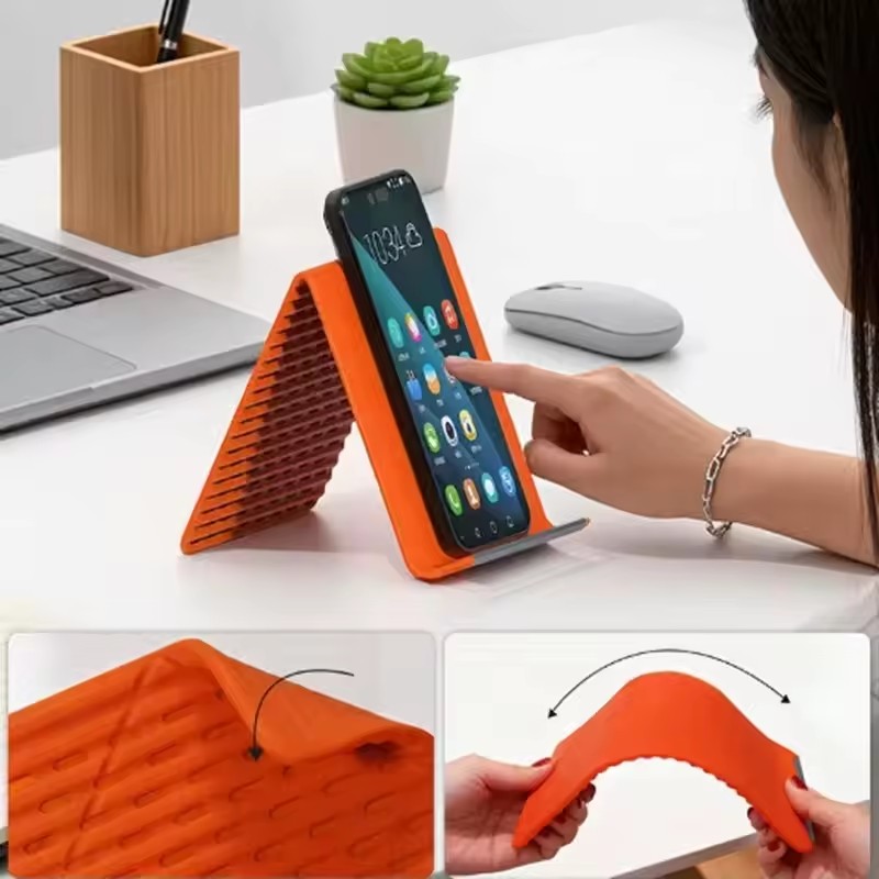 Lazy Portable Phone Stand Sili - Travel Accessories Gadget 评论和价格