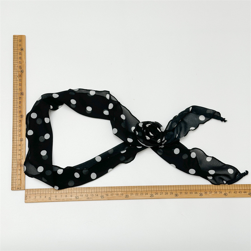 Polka Dot Fabric Hair Tie With - Travel Accessories For Young Women 评论和价格