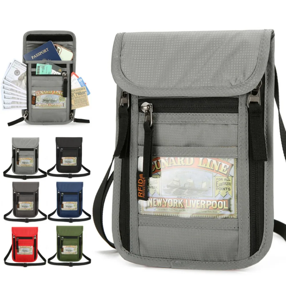 RF ID Blocking Travel Neck Wal - Travel Accessories Pouch For Women 评论和价格