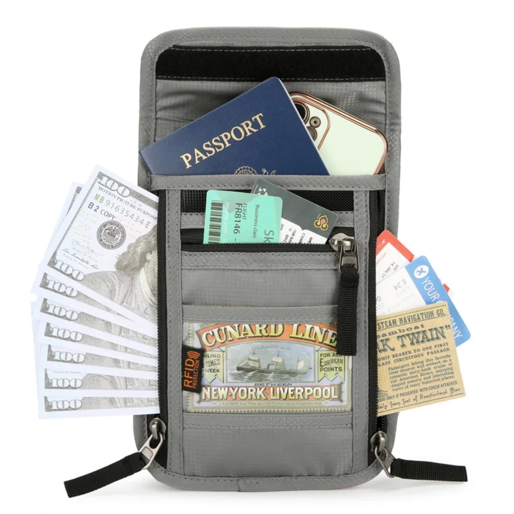 RF ID Blocking Travel Neck Wal - Travel Accessories Pouch For Women 评论和价格