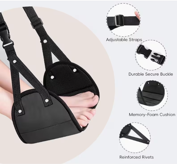 Adjustable footrest with N por - Travel Accessories For Long Haul Flights 评论和价格