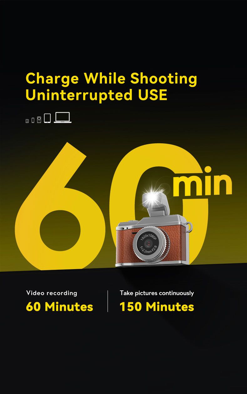 Mini Camera 1080P HD Photo Vid - Travel Video Accessories 评论和价格