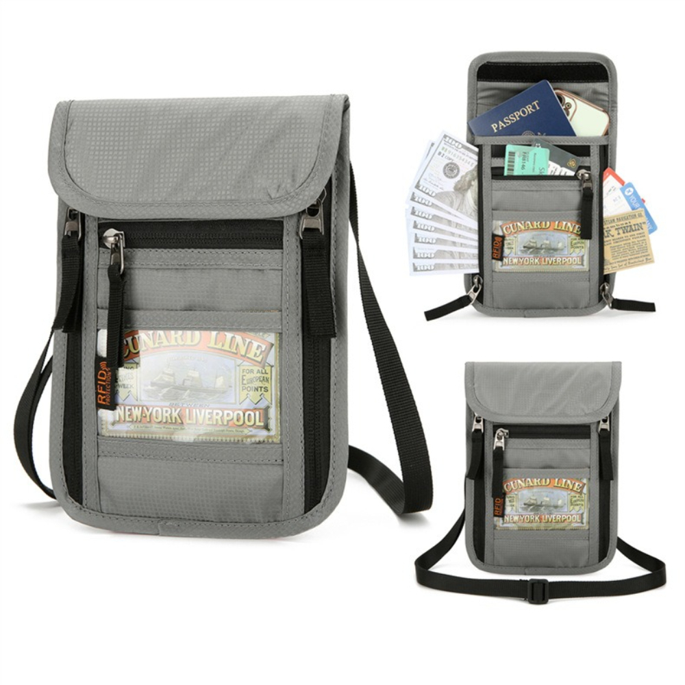 Travel Passport Pouch Neck Str - Travel Accessories Rfid 评论和价格