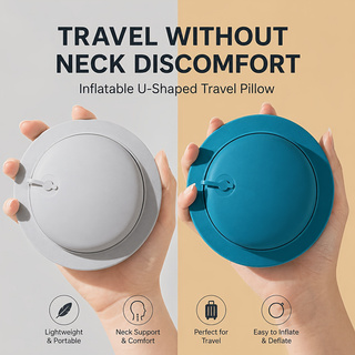 SPDJUMPER Inflatable Travel Ne - Travel Accessories Pillow 评论和价格