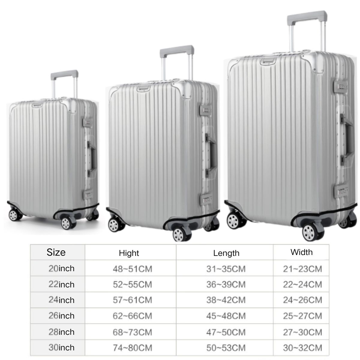 Thicken Clear Luggage Cover Pr - Travel Accessories 2022 评论和价格