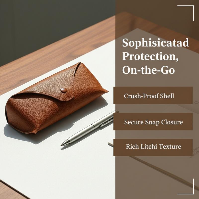 PU Leather Sunglasses Case Com - Travel Accessories Pouch For Women 评论和价格