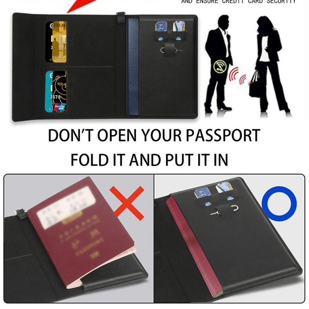 Solid Color Passport Holder RF - Travel Accessories Rfid 评论和价格