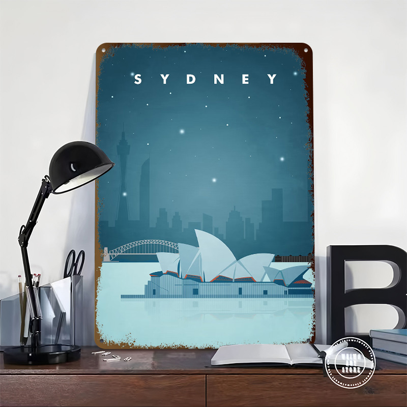 Sydney Travel Poster Customize - Travel Accessories For Europe 评论和价格