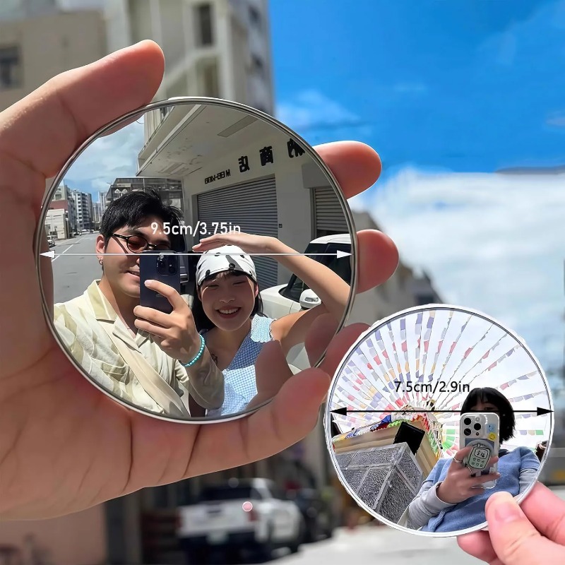 Portable Round Convex Mirror H - Travel Accessories Gadget 评论和价格
