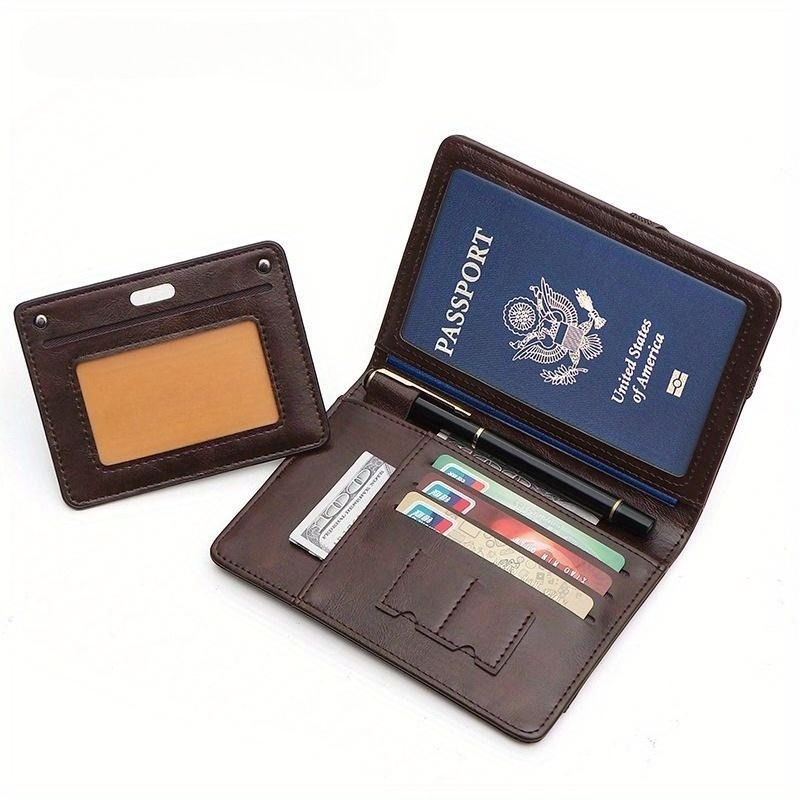 1PC Lightweight Passport Walle - Travel Accessories Rfid 评论和价格